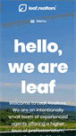 Mobile Screenshot of leafrealtors.com